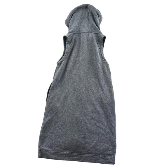 Nike Women's Athletic Dress Size XS Sleeveless Gray Hooded Zip-Up Long Activewea - Picture 2 of 13